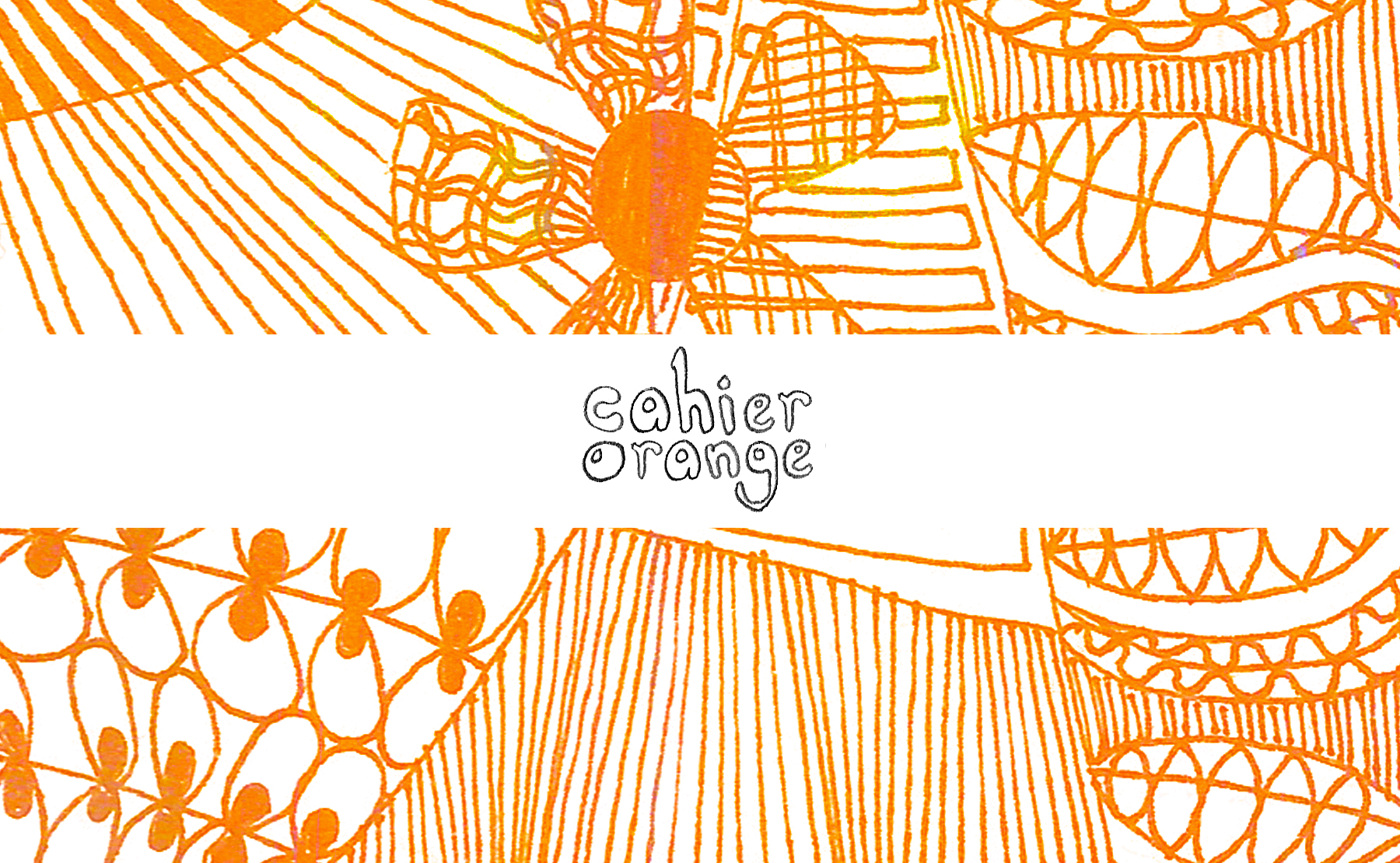 Cahier orange | 2